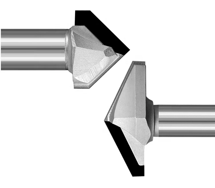 90°/120° PCD V-Groove Router Bit for Woodworking