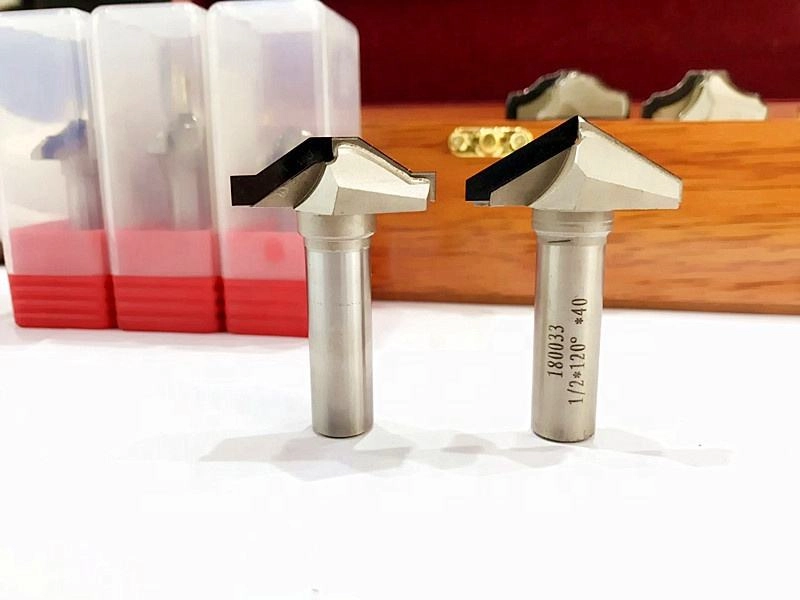 PCD V Slotting Bits for Woodworking 4 PCD V Slotting Bits for Woodworking 4