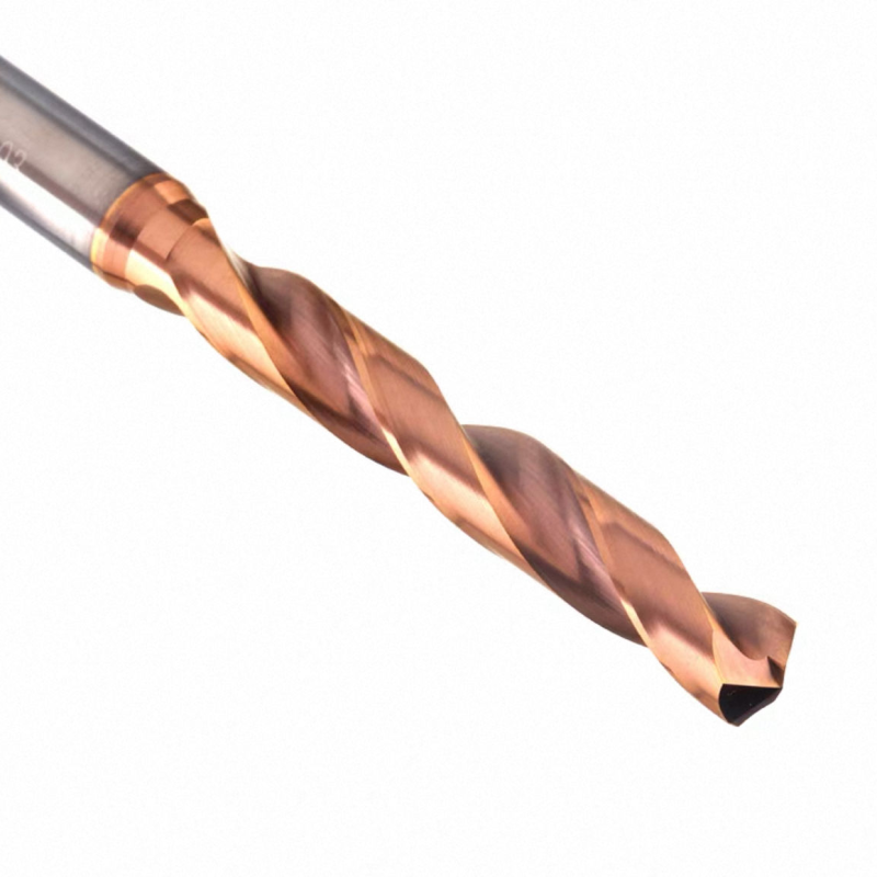 135° Split-Point Solid Carbide Twist Drill for Steel
