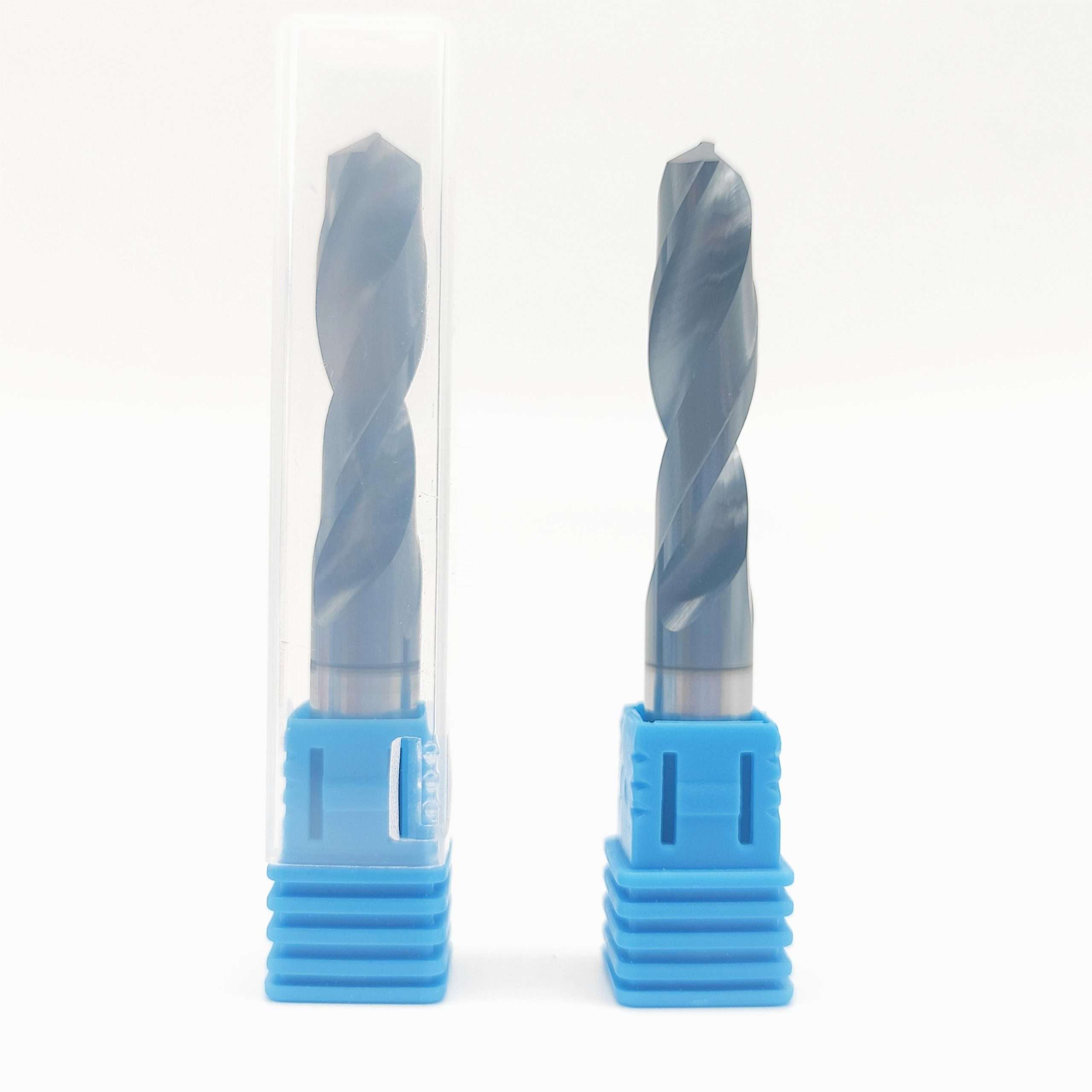 2-Flute Solid Carbide Twist Drill with AlTiN Coating for Alloy Steel 1