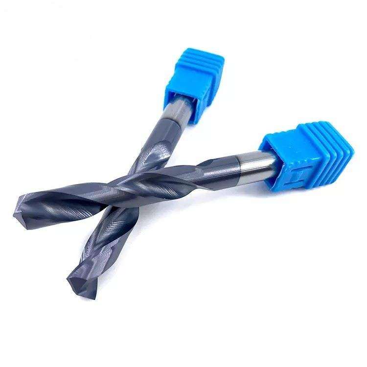 AlTiN-Coated 2-Flute Solid Carbide Twist Drill for Alloy Steel1