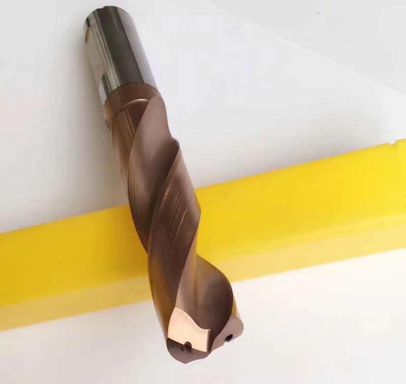 Carbide 3D and 5D twist drill with coolant