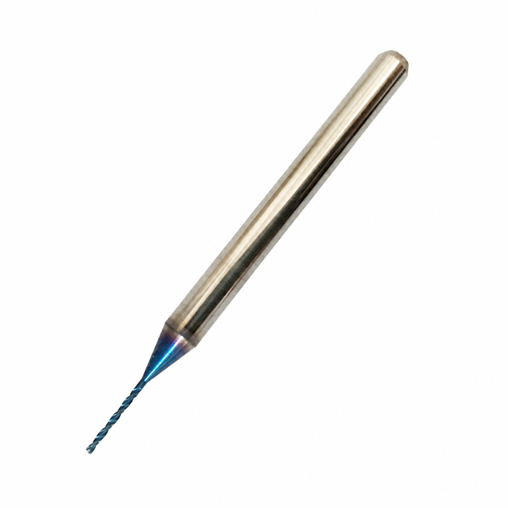 Coated 2-Flute Solid Carbide Micro Drill for Hardened Steel1 Coated 2-Flute Solid Carbide Micro Drill for Hardened Steel1