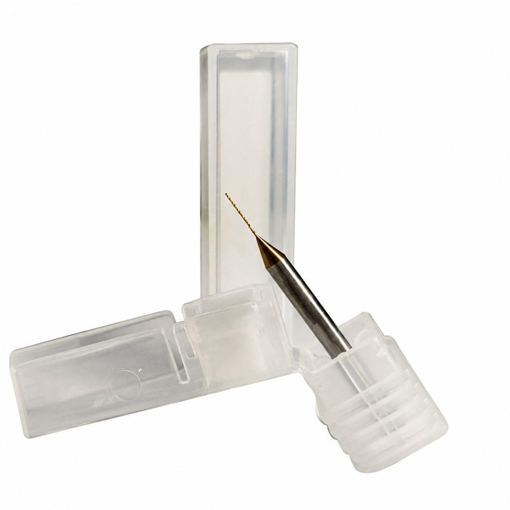 Custom solid carbide micro drill for steel