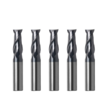 HRC55 2-flute solid carbide inch-size square end mills for steel machining