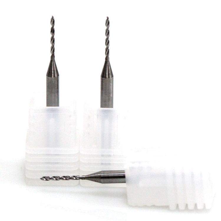 High Precision 2 Flute Solid Carbide Micro Drill for Swiss Type Lathes2 3 reinforced-shank Swiss-lathe micro drill