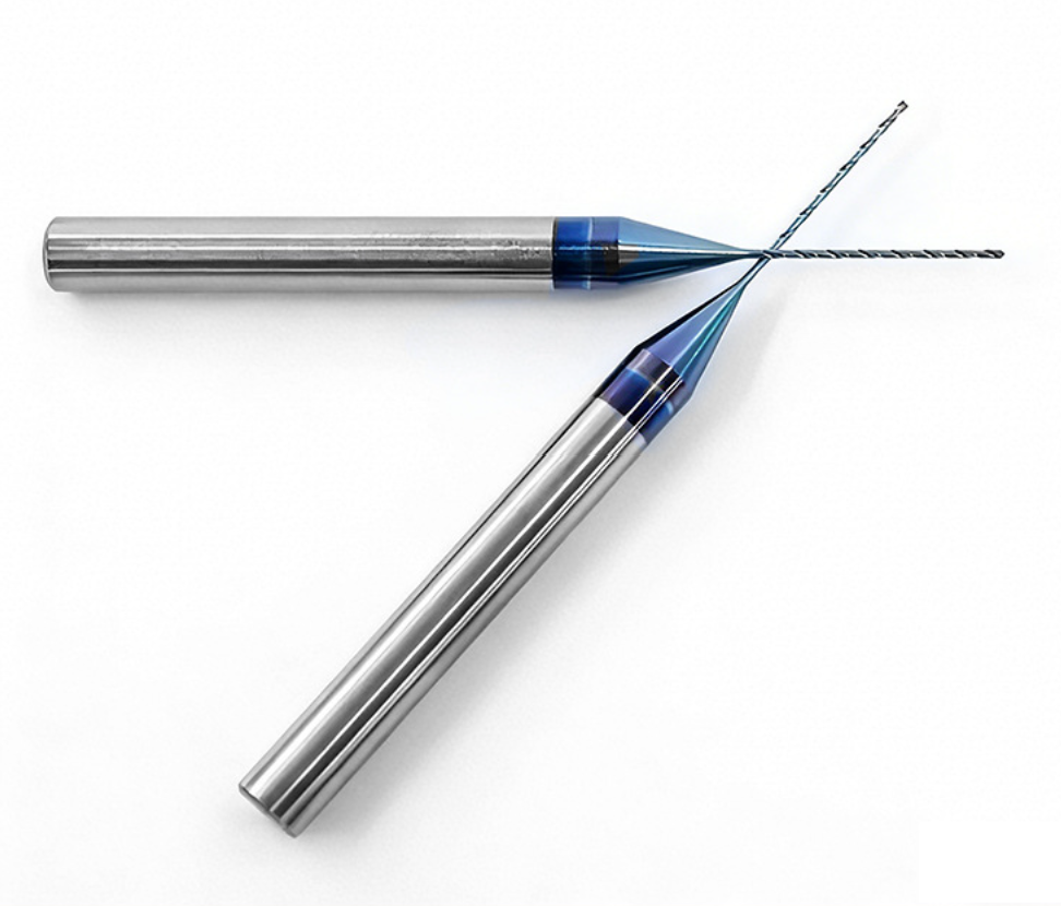 Long-Neck Solid Carbide Micro Drill for Deep Small Holes in Stainless Steel 3