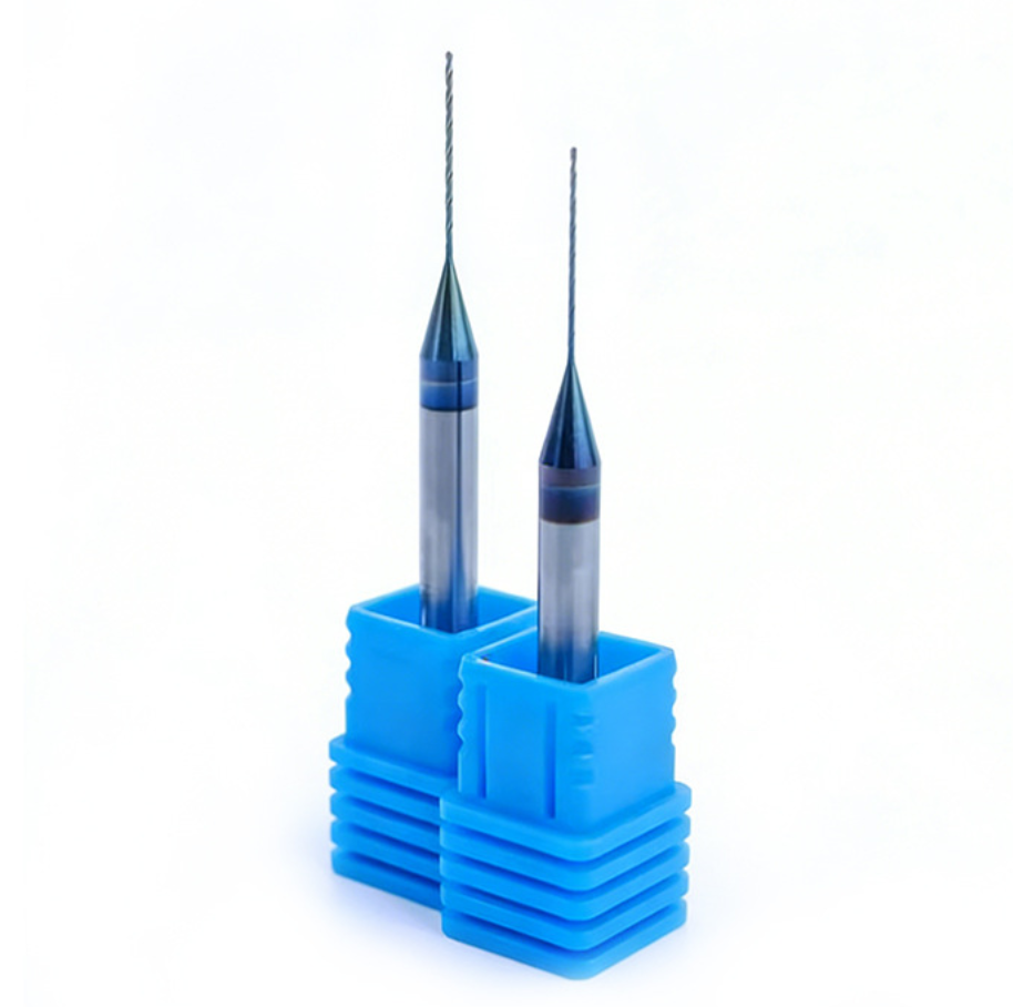 Long-Neck Solid Carbide Micro Drill for Deep Small Holes in Stainless Steel 5