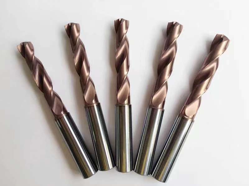 135 degree split-point solid carbide twist drill for steel