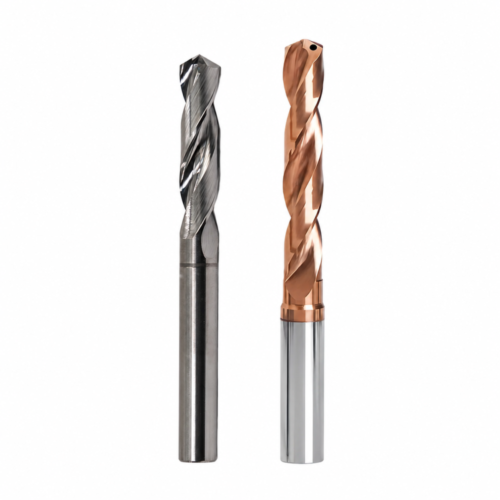 3d 5d through coolant twist drill for metal