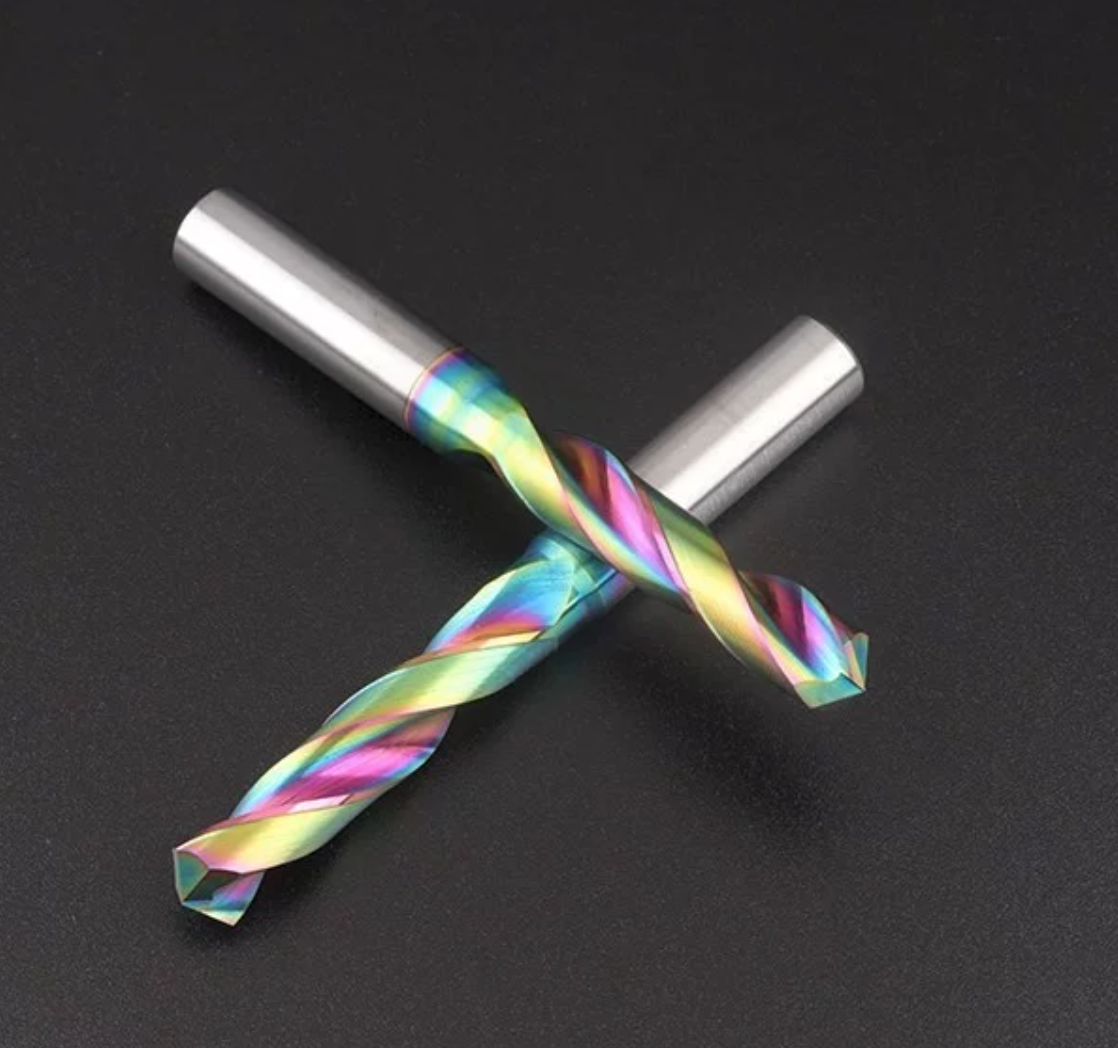 DLC-coated two-flute solid carbide twist drills for aluminum