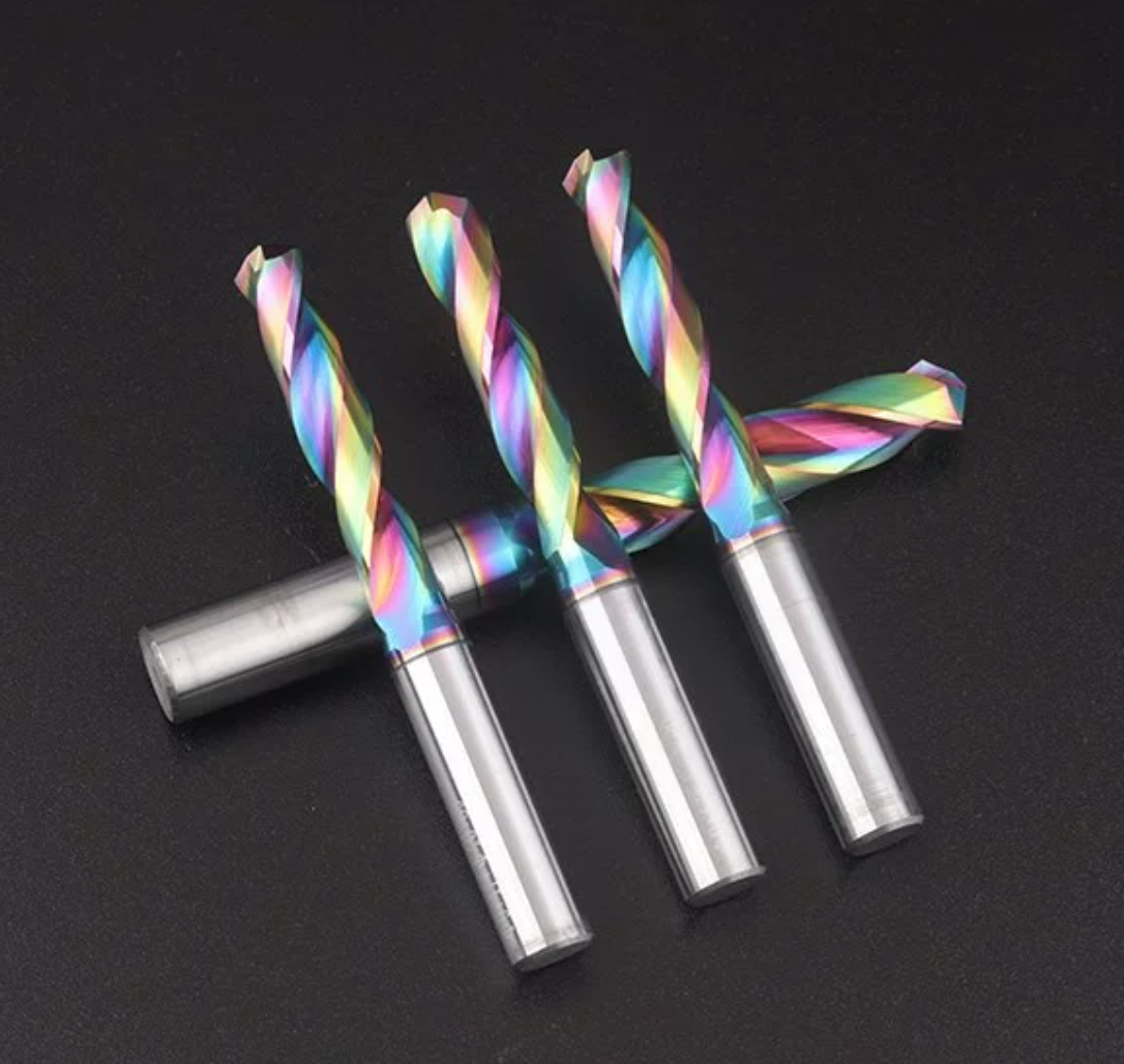 DLC-coated carbide drill material and surface for non-ferrous machining