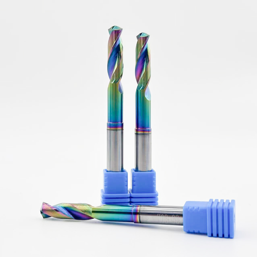 DLC coating carbide twist drill for aluminum with package hy cutting tools DLC coating carbide twist drill for aluminum with package hy cutting tools