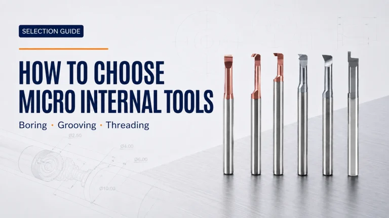 How to choose micro internal tools for boring grooving and threading