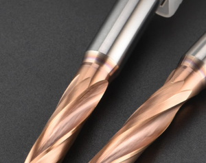 Carbide flat bottom drill point and edge preparation detail