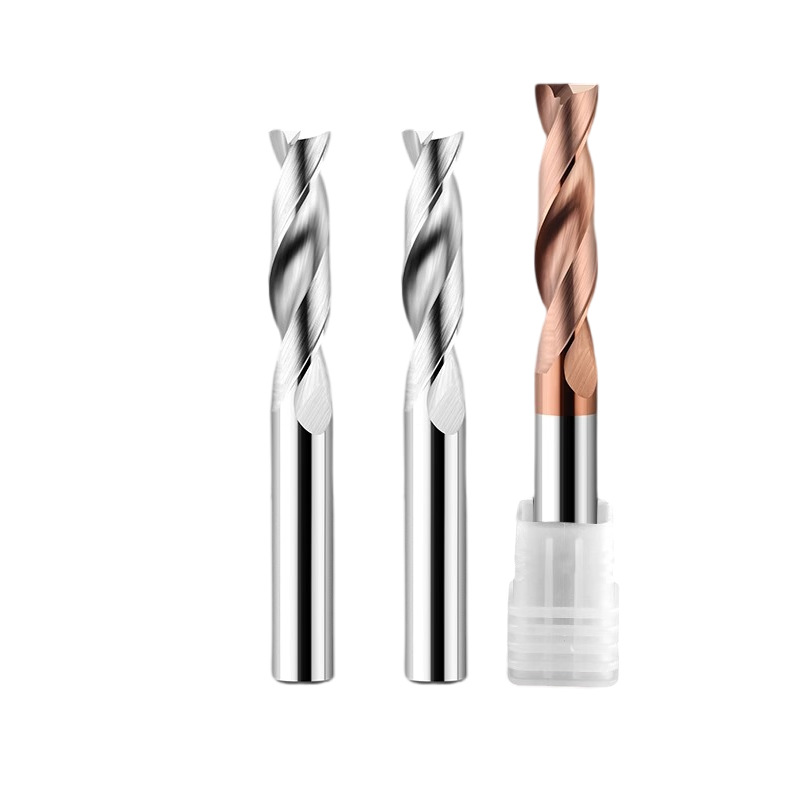 Coated Solid Carbide 180° Flat-Bottom Drill for Counterboring and Inclined Surfaces