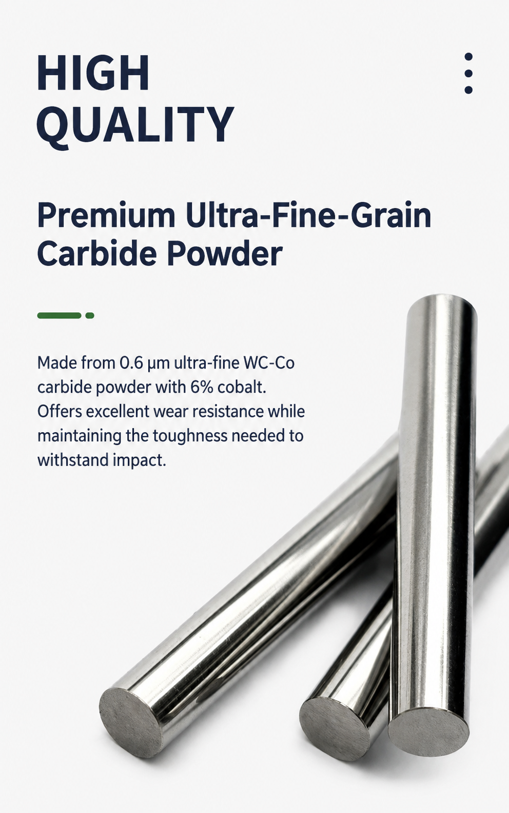 Carbide substrate information for HY aluminum cutting tools