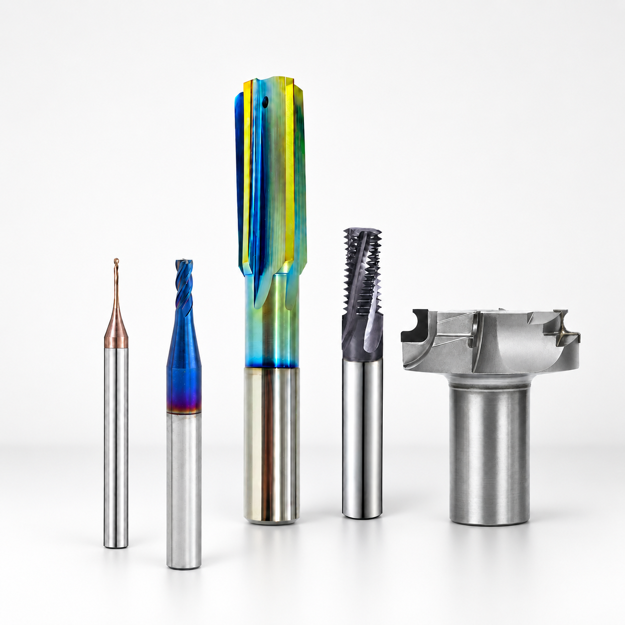 Custom carbide cutting tools including reamers, micro tools, thread mills and form cutters