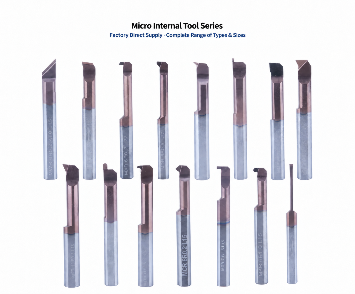 micro internal boring tool series 15 Solid carbide micro internal boring tool series