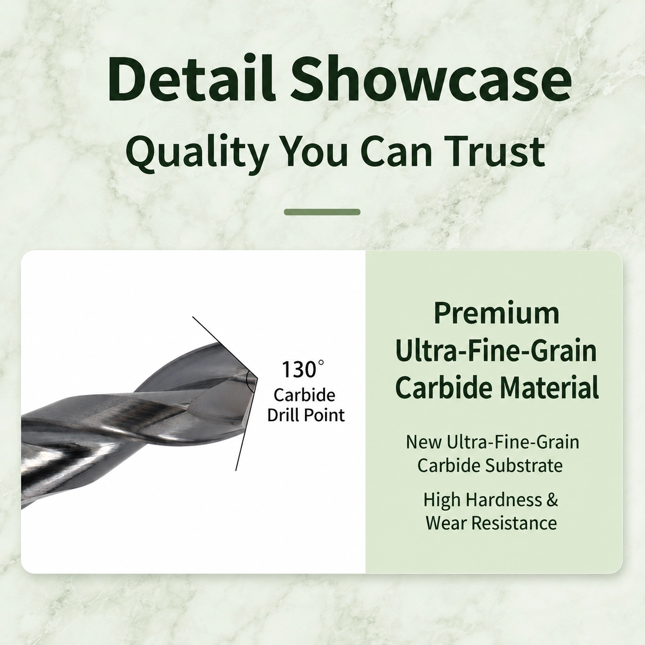 solid carbide twist drill detail1 15 Solid carbide twist drill point detail