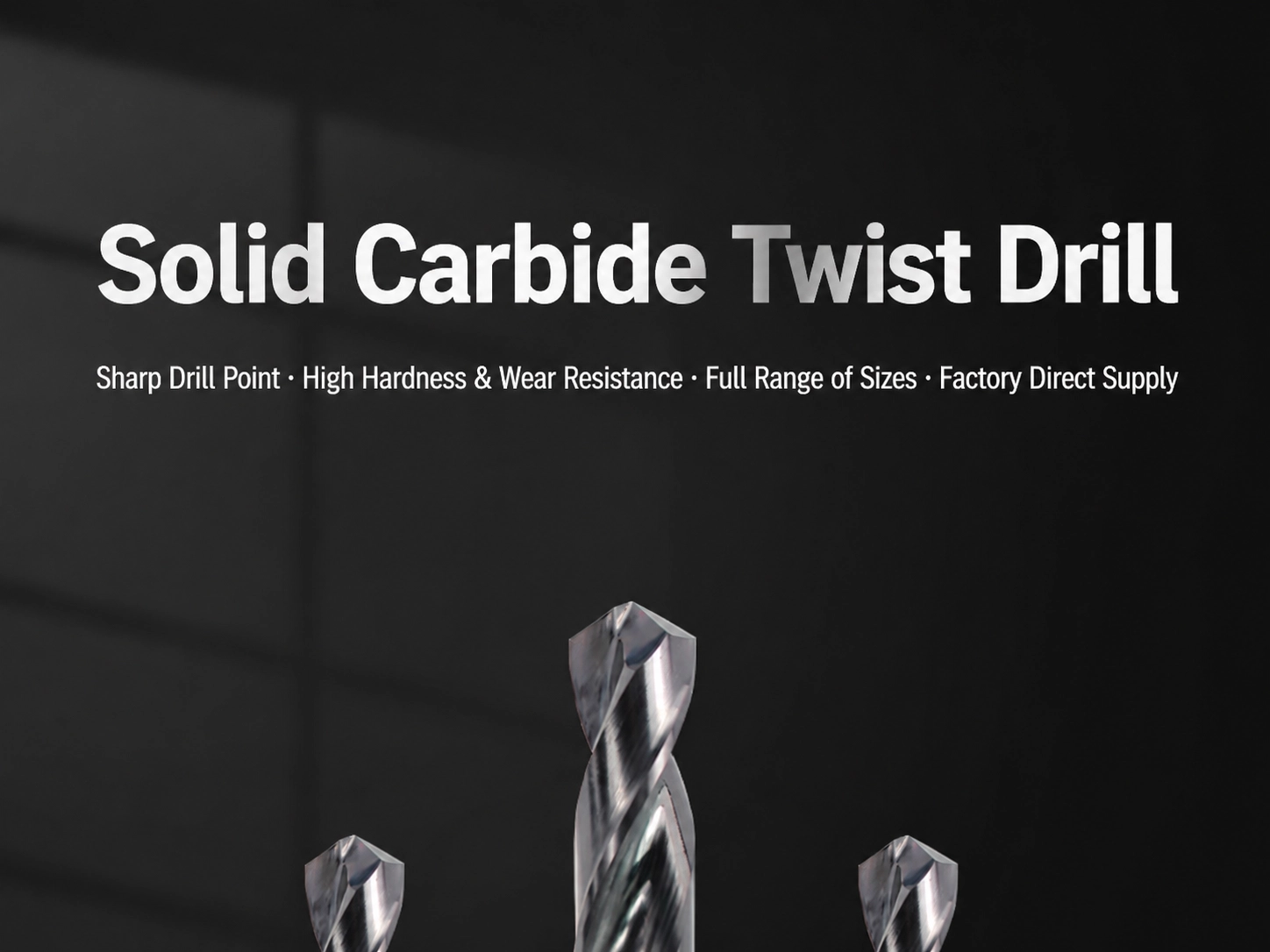 solid carbide twist drill1 1 Solid carbide twist drill for alloy steel
