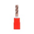Carbide roughing end mill for steel