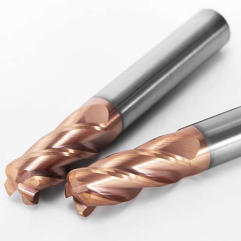 HRC55 corner radius end mills for steel 1