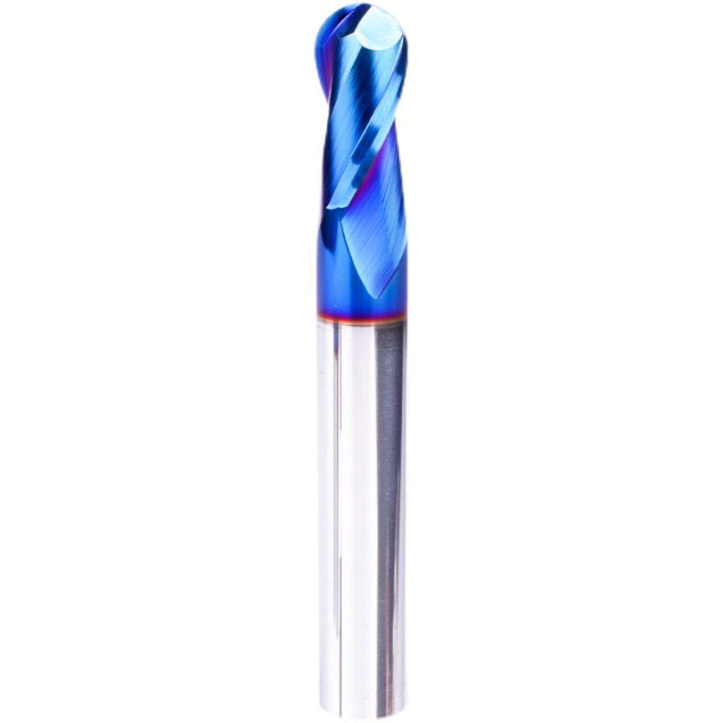 HRC65 2 flutes carbide ball nose end mill