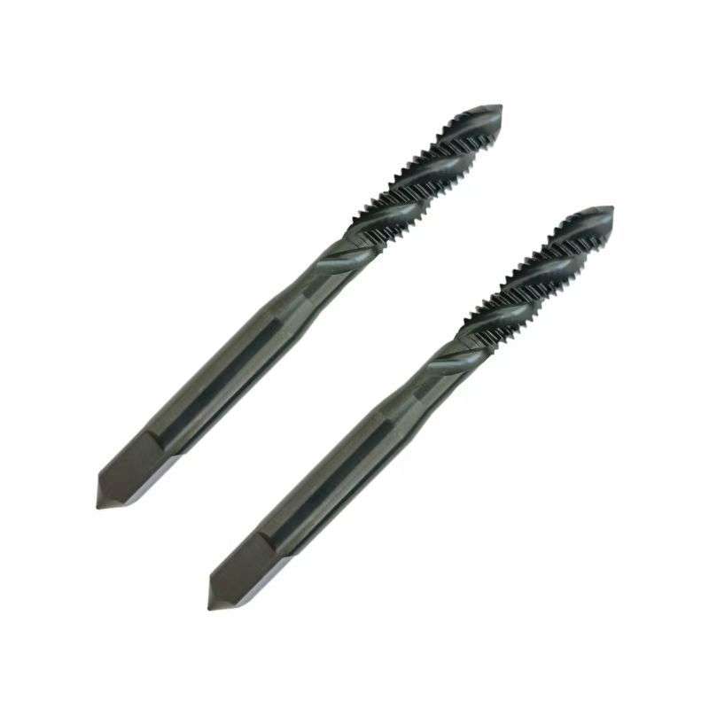 Nitrided HSS spiral flute tap black coating