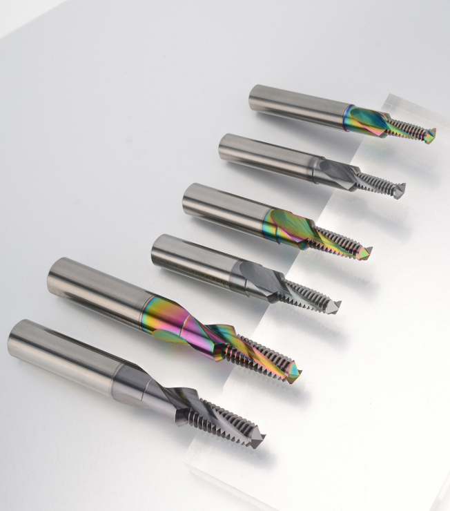 Solid Carbide 3-in-1 Drill Chamfer and Thread Mill photo3