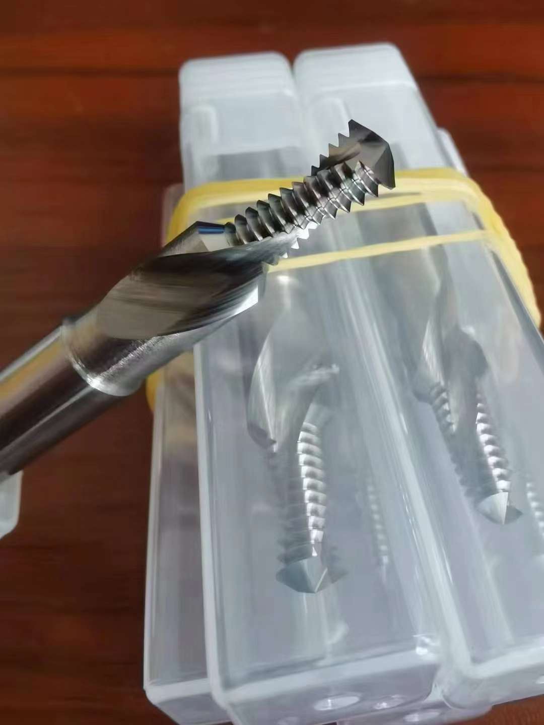 Solid Carbide 3-in-1 Drill Chamfer and Thread Mill
