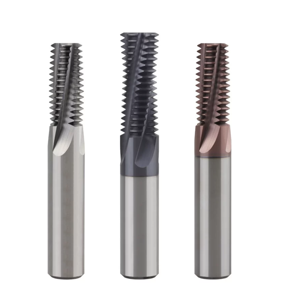 Solid Carbide BSP G and BSPT Rc Pipe Thread Mills photo