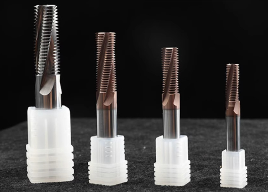 Solid Carbide NPT and NPTF Full-Profile Thread Mills for steel copper