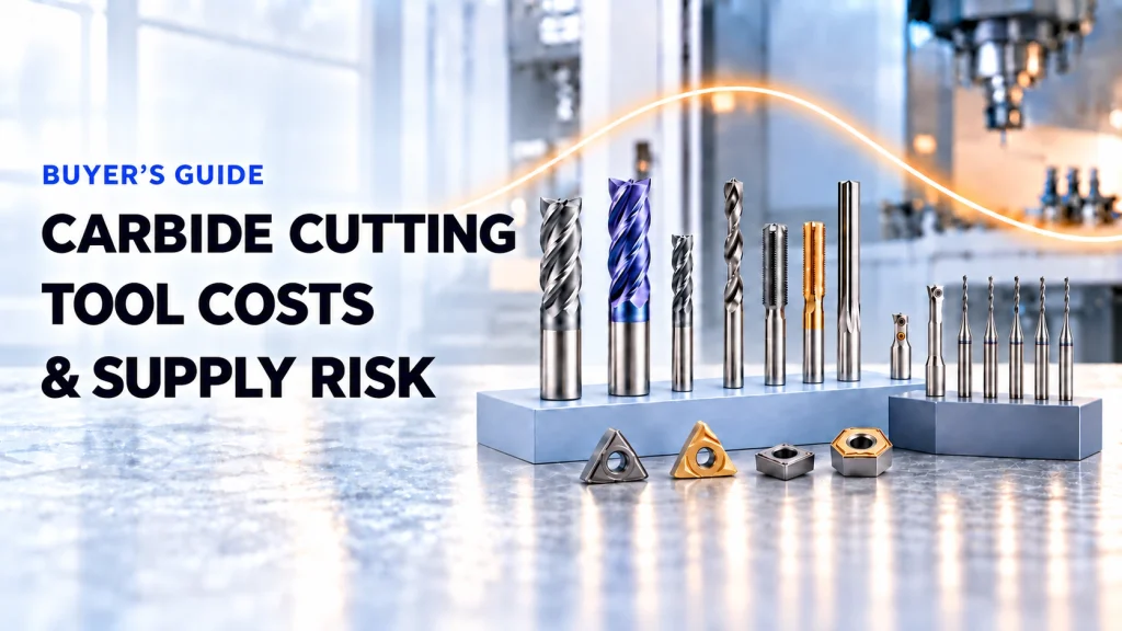 carbide cutting tool costs supply risk.webp 5 Carbide cutting tool costs and supply risk guide with end mills, drills, taps, reamers and carbide inserts