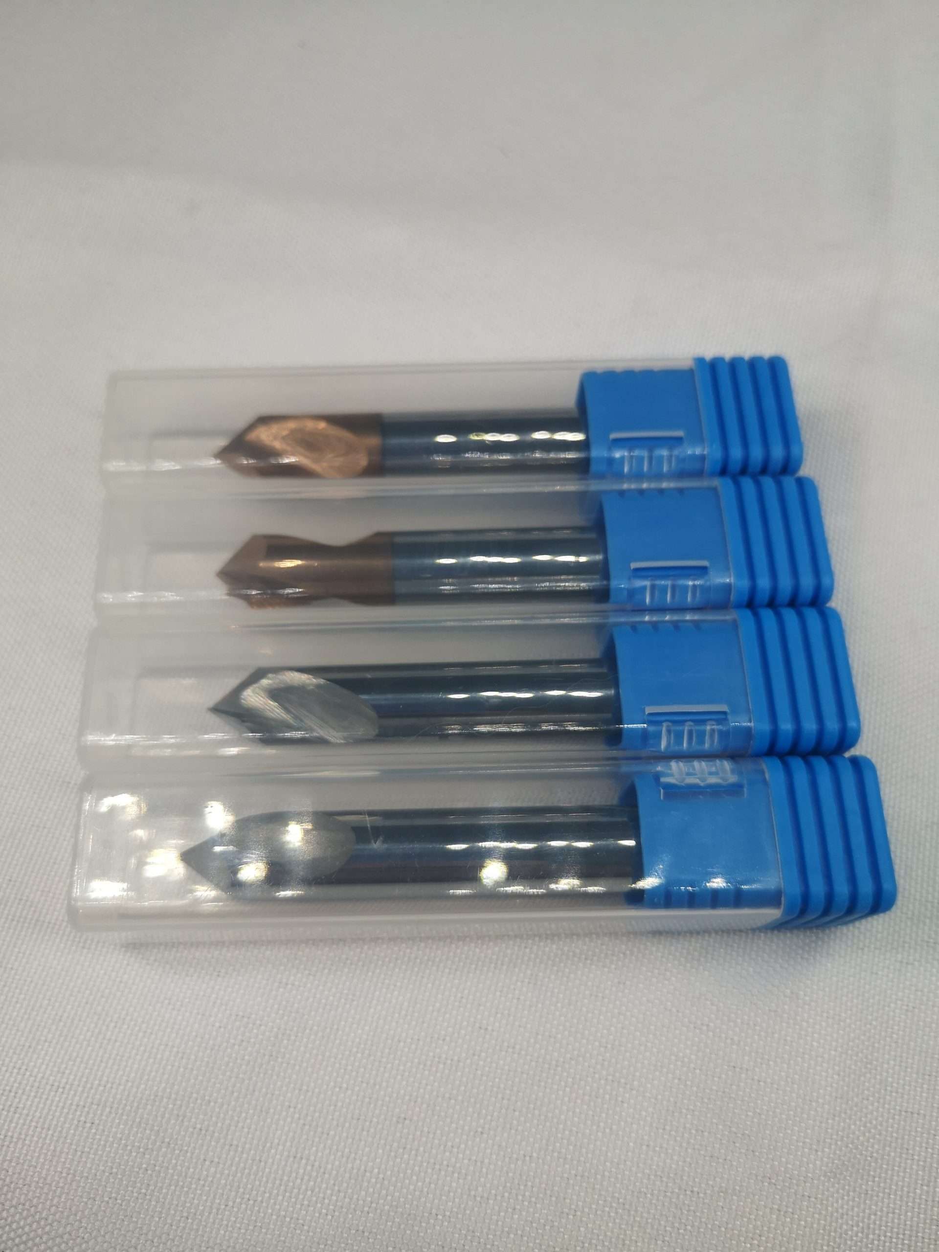 chamfer spot end mill with plastic box