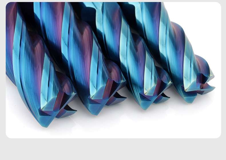 HRC65 Solid Carbide Corner Radius End Mill for Hardened Steel 13