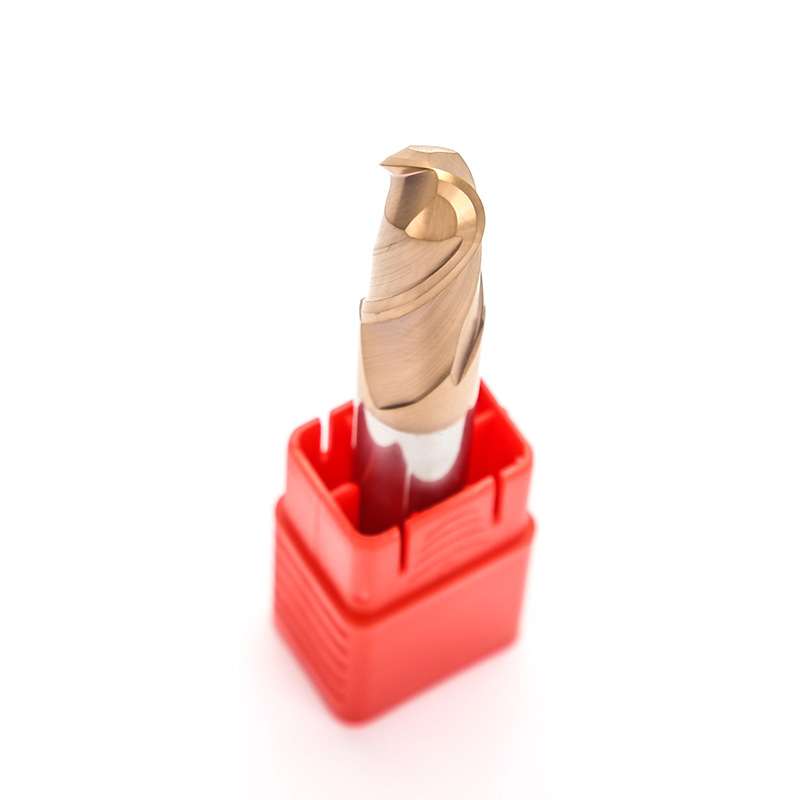 HRC45-HRC65 2-Flute Solid Carbide Ball Nose End Mill Series for Steel and Mold Steel 1