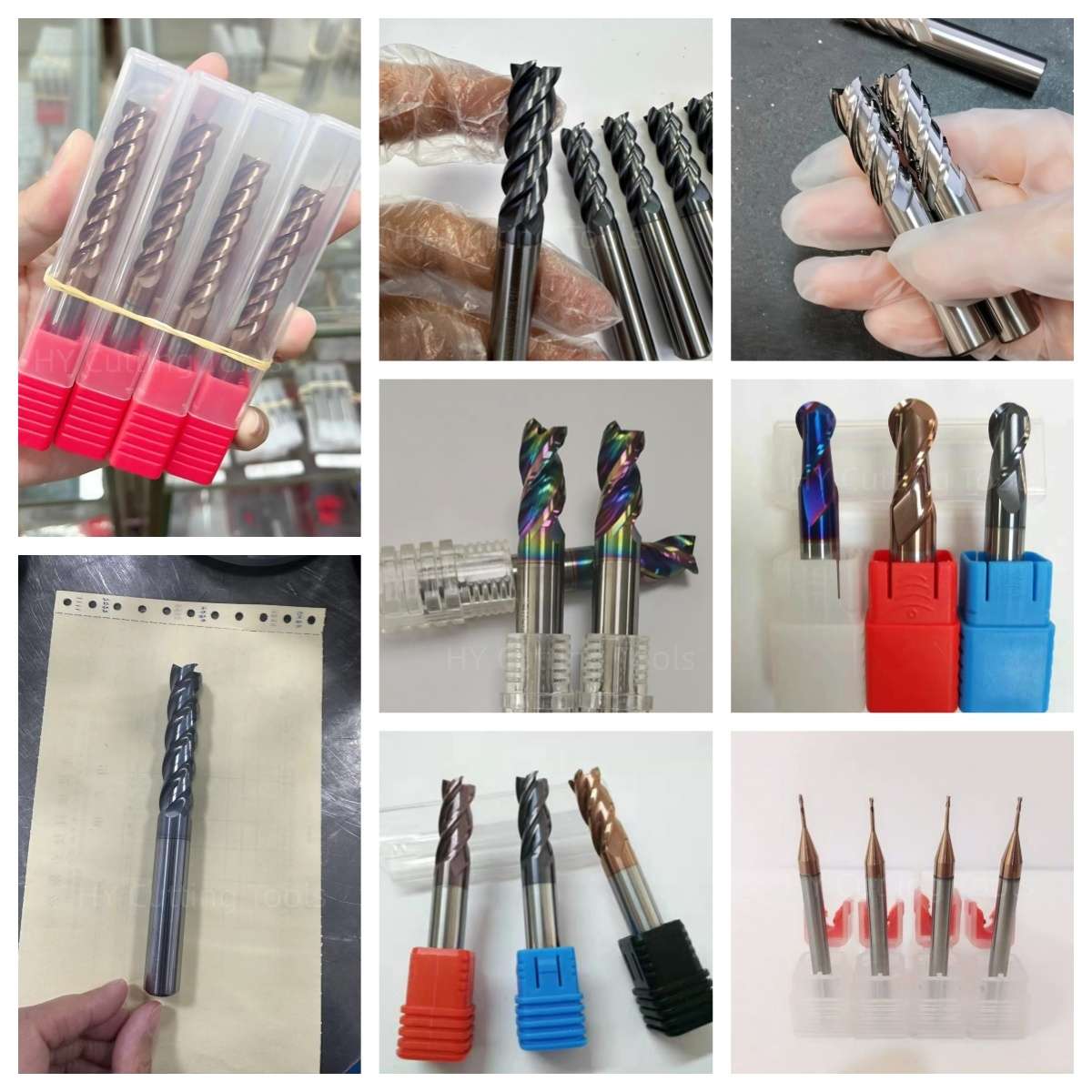 hy cutting tool end mill series showcase collection photo
