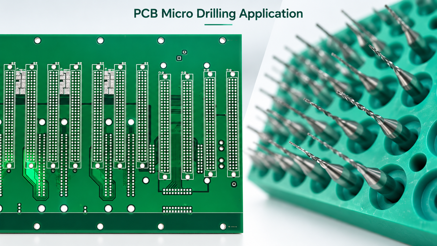 pcb drill micro application circuit board