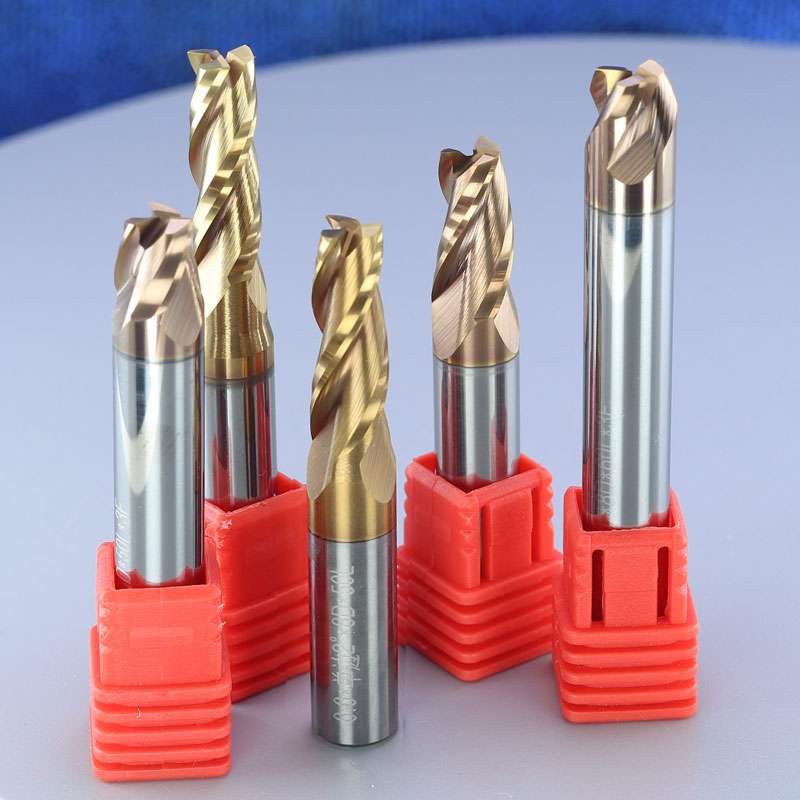 3-flute solid carbide tapered square end mill product photo 3
