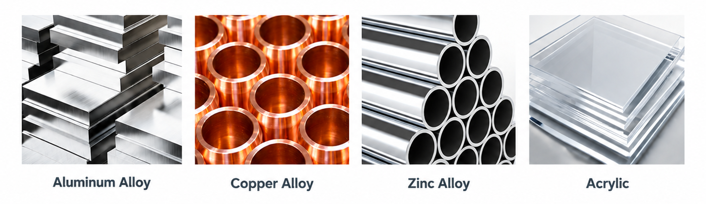 DLC-Coated Aluminum End Mills – 3-Flute Solid Carbide application materials